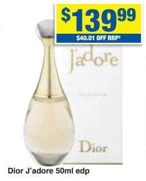 jadore 50ml offers.